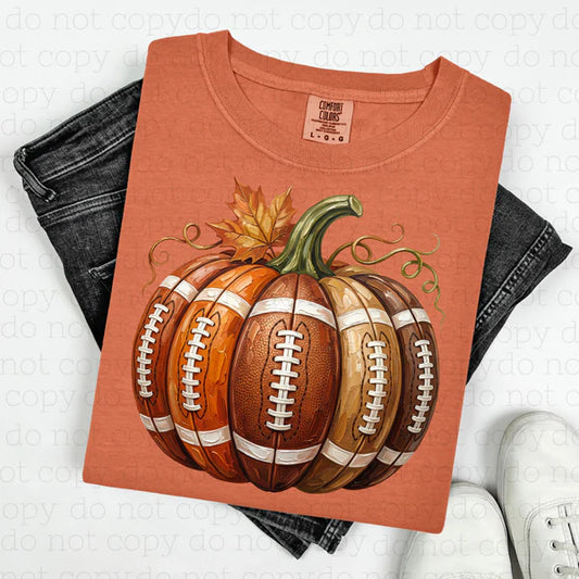 Fall Football Pumpkin - Design Only